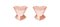 Kleiner pinker Queen Heart Beistelltisch von Royal Stranger, 2er Set 1