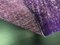 Vintage Hand Knotted Purple Runner Rug 10