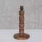 Mid-Century French Wooden Turned Table Lamp 1