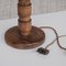Mid-Century French Wooden Turned Table Lamp 4