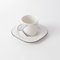 German Porcelain Coffee Cups with Saucers from Scherzer Bavaria, 1980s, Set of 4, Image 7