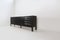 Credenza brutalista in legno nero, Belgio, Immagine 2