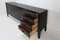 Belgian Brutalist Sideboard in Black Wood 5