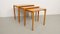 Tables Gigognes par Rex Raab pour Wilhelm Renz, Set de 3 1