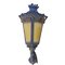 Mid-Century Outdoor Sconce in Iron & Glass 3