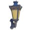 Mid-Century Outdoor Sconce in Iron & Glass 2