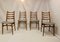 Skandinavische Stühle mit grauem Stoffbezug, 1950er bis 1960er, 4er Set 18