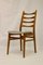 Skandinavische Stühle mit grauem Stoffbezug, 1950er bis 1960er, 4er Set 11