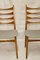 Skandinavische Stühle mit grauem Stoffbezug, 1950er bis 1960er, 4er Set 8