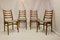 Scandinavian Chairs in Gray Fabric, 1950s to 1960s, Set of 4, Image 16