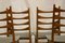 Skandinavische Stühle mit grauem Stoffbezug, 1950er bis 1960er, 4er Set 2
