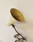 Lámpara tijera pequeña amarilla, años 50, Imagen 6