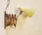 Small Yellow Scissor Lamp, Italy, 1950s 2
