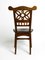 Art Nouveau Decorated Oak Chairs with Original Leather Seats, 1900, Set of 2, Image 20