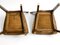 Art Nouveau Decorated Oak Chairs with Original Leather Seats, 1900, Set of 2, Image 10