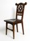 Jugendstil Eichenholz Stühle mit Original Ledersitzen, 1900, 2er Set 18