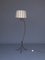 Shabby Chic French Metal Floor Lamp, 1950s, Image 1