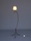 Shabby Chic French Metal Floor Lamp, 1950s 5