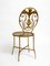 Regency Italian Gold Plated Wrought Iron Chair, 1970s 5
