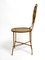 Regency Italian Gold Plated Wrought Iron Chair, 1970s 6