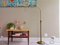 Tall Modernist Golden Height Adjustable Floor Lamp 1970s 3
