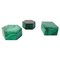 Boîtes Miniatures Vintage en Malachite, Set de 2 3