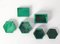 Boîtes Miniatures Vintage en Malachite, Set de 2 4