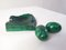 Malachite Vide Poche and Eggs, Set of 3 2