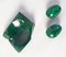 Malachite Vide Poche and Eggs, Set of 3 5