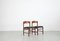 Stühle aus Massivholz mit Dunkelgrünem Kunstlederbezug, 1960er, 3er Set 2