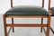 Solid Wooden Chairs with Dark Green Leatherette Upholstery, 1960s, Set of 3 11