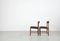 Solid Wooden Chairs with Dark Green Leatherette Upholstery, 1960s, Set of 3, Image 8