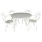 French Garden Table and Chairs by Mathieu Mategot, 1950s, Set of 5, Image 1