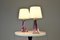 Tischlampen aus Kristallglas von Val Saint Lambert, 1960er, 2er Set 3