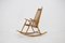 Varjonen Wood Processing Beech Rocking Chair, 1960s 3