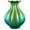 20th Century Onion Shaped Glazed Ceramics Vase 1