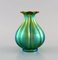 20th Century Onion Shaped Glazed Ceramics Vase 2