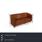 2-Seater Brown Leather Sofa from de Sede 2