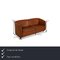 2-Seater Brown Leather Sofa from de Sede, Image 2