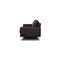 2-Seater Anthracite Leather Sofa from Frommholz Domino 10