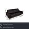 2-Seater Anthracite Leather Sofa from Frommholz Domino 2