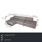 Gray Fabric Corner Sofa Gray by Mycs Pyllow 2