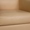 Cream Beige Leather Armchair Set from Wittmann Aura, Set of 2 3