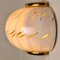 White Glass Globe Wall Sconce, Italy, 1970 6