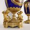 Goldenes Triptychon Bronze Uhr Set von Sevres Porcelain, 3er Set 7