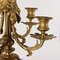 Golden Triptych Bronze Clock Set from Sevres Porcelain, Set of 3 14