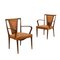 Vintage Beech Armchairs, 1950s, Set of 2, Image 1