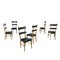 Dining Chairs, Italy, 1950s, Set of 6 1
