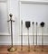 Vintage Italian Brass Fireplace Tools, Set of 4 6