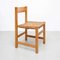 Spanish Rattan & Wood Chairs, 1950s, Set of 2 2